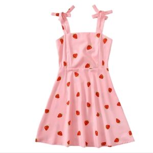 Women's Plus Size Strawberry Print Cami Mini Dress